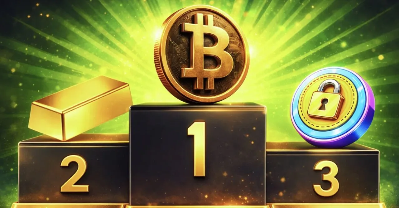 investblogger - BTC rank - XAU & USD